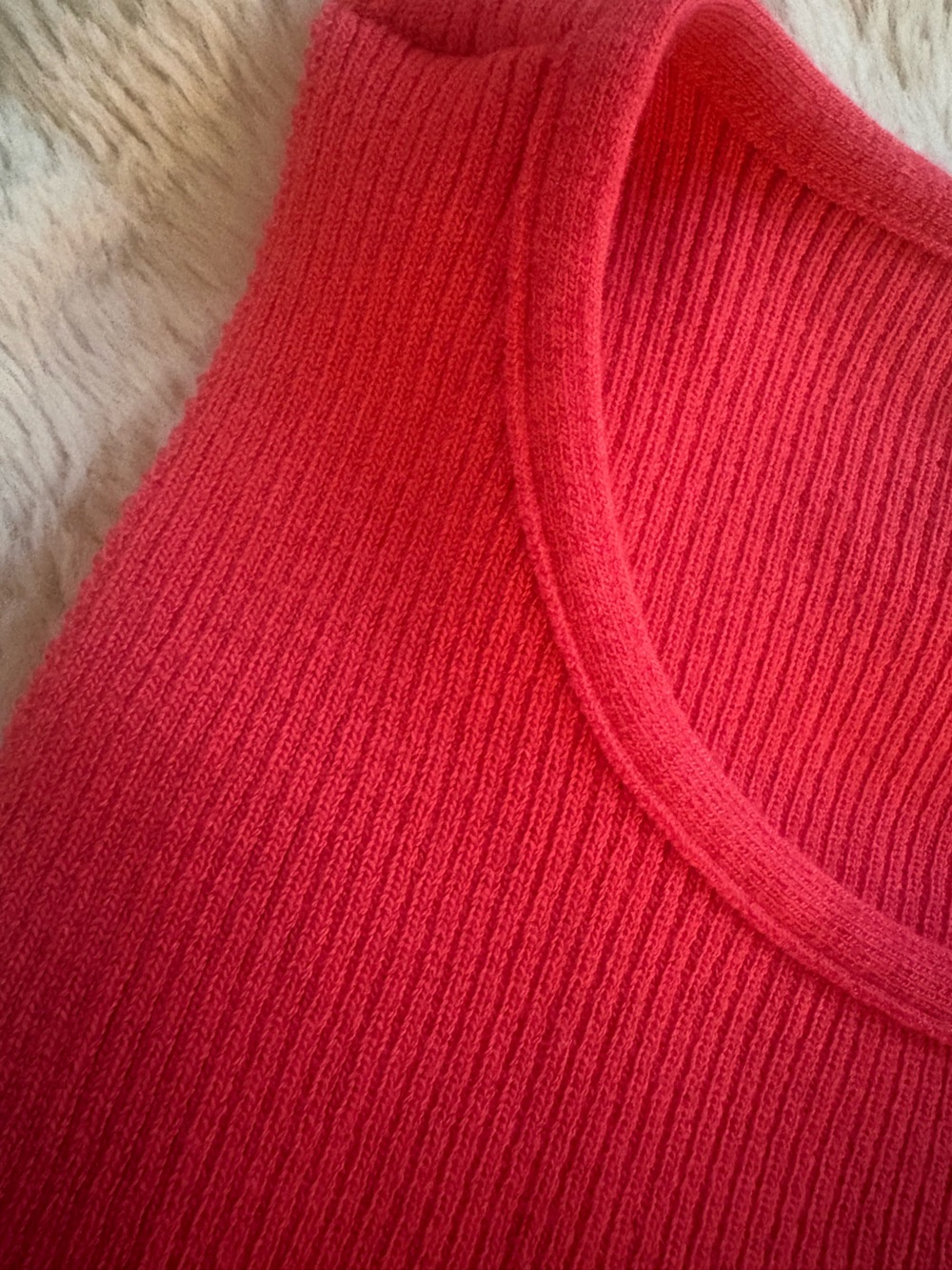 Hot Pink Altar’d State Ribbed Tank - Picture 4 of 7